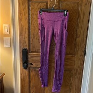 Lululemon Leggings with Ruched Sides